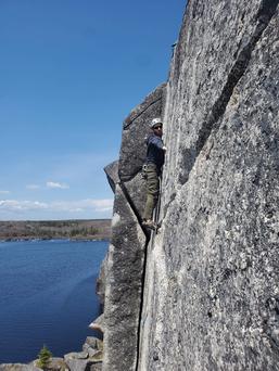 steve delisle rock climbing